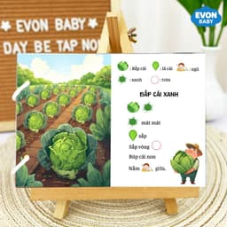 Thẻ Flash EVON BABY dạy bé tập nói - Bé Học Nói Qua Thơ Và Đồng Giao 7