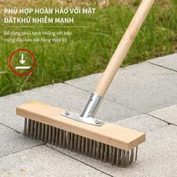 [ Chổi Chà Rêu 30cm  ] Chổi sắt cọ rửa đa năng, loại 30cm, cọ rong rêu, vệ sinh nhà cửa sân vườn, đa năng . PA SHOP 2010 1
