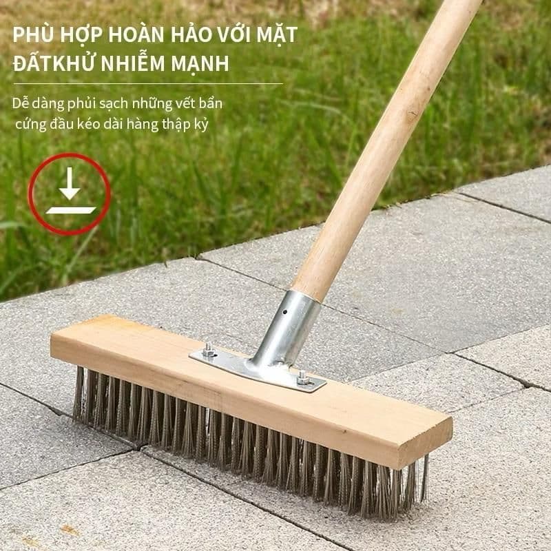 [ Chổi Chà Rêu 30cm  ] Chổi sắt cọ rửa đa năng, loại 30cm, cọ rong rêu, vệ sinh nhà cửa sân vườn, đa năng . PA SHOP 2010