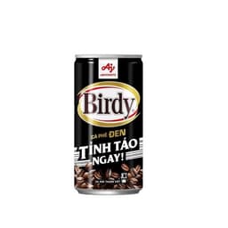 Chính Hãng Full Vat 1 Lon Cà Phê Birdy Đen 170ml Lon 3