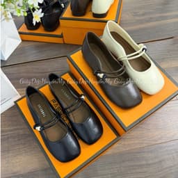Giày Bệt Nữ 𝙔𝙐𝙇𝙄𝙉𝘼 Da Mềm Cao Cấp Quai Ngọc Hàng Cao Cấp hot - Lt51 8