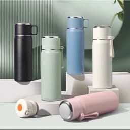 Bình Giữ Nhiệt 4 Lớp Chất Liệu Inox 316 Giữ Nhiệt Tới 12h Dung Tích 500ml Có Quai Cầm Tiện Lợi 2