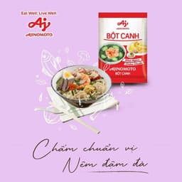 CHÍNH HÃNG FULL VAT combo 10 gói Bột canh Ajinomoto 190g 3