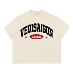 Áo thun BOXY Local Brand VEQISTU " VEQISAIGON XXVIIIXX " Áo Thun Boxy Form Rộng Unisex Nam Nữ 250Gsm Cotton 7