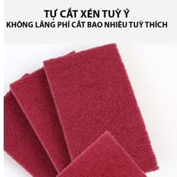 [ Rẻ khi mua combo ] Cuộn Chà Đáy Xoong Nồi Dài 1m Làm Sạch Mảng Bám Miếng Chà Vệ Sinh Bếp đồ dùng trong gia đình. 5