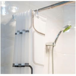 KUNHEV Rèm Che Bồn Tắm Chống Nấm Mốc Họa Tiết Hoa Mẫu Đơn Trang Trí Nhà Cửa 5