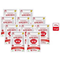 FullVat Chính Hãng Combo 10 Gói Bột ngọt hạt lớn Ajinomoto 454g 1