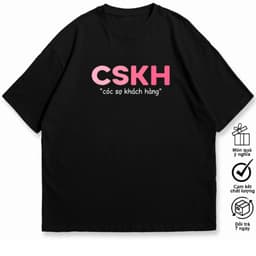 Áo Thun Chăm Sóc Khách Hàng Nghề Nghiệp Công Việc Công Sở Văn Phòng Câu Nói Hài Hước Form Oversize 3