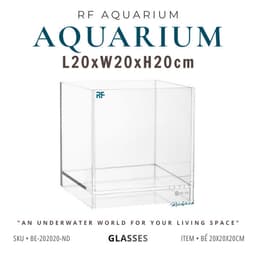 Bể Cubic 20 Nâng Đáy Kích Thước 20x20x20cm | RF Aquarium 1