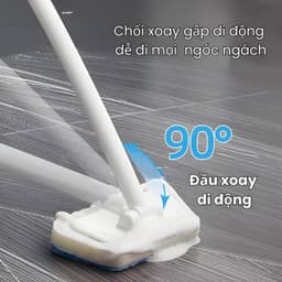 Bàn Chải Đa Năng Nhà Tắm Tay Cầm Dài - Cọ Sàn, Vệ Sinh Bồn Tắm, Đường Ray Cửa & Góc Khuất 3