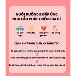Bảng Ghép Hình Nam Châm 2 Mặt Phát Triển Trí Tuệ Cho Bé - Ghép Tranh & Viết Vẽ Sáng Tạo 3