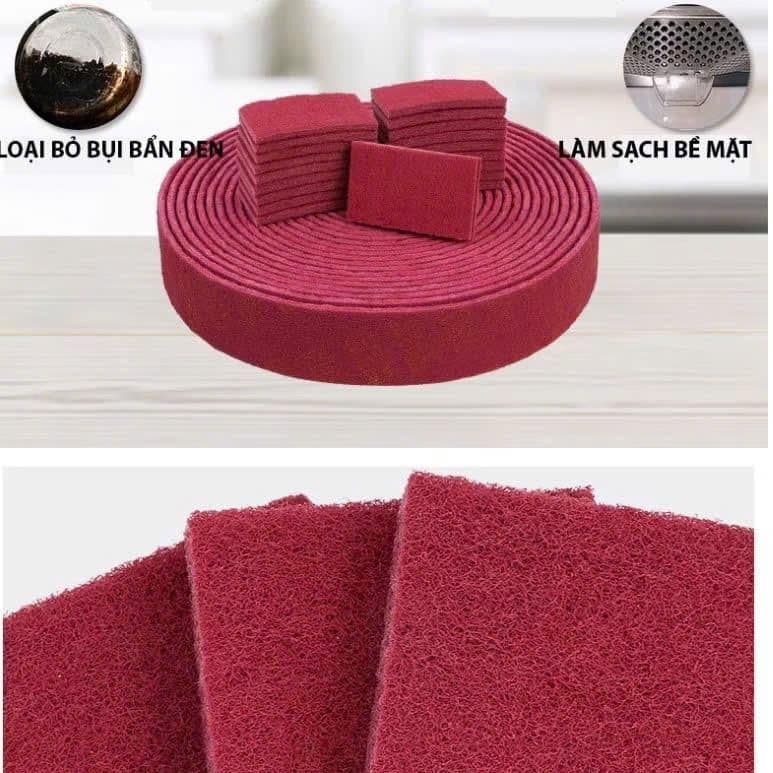 [ Rẻ khi mua combo ] Cuộn Chà Đáy Xoong Nồi Dài 1m Làm Sạch Mảng Bám Miếng Chà Vệ Sinh Bếp đồ dùng trong gia đình.