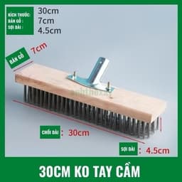 [ Chổi Chà Rêu 30cm  ] Chổi sắt cọ rửa đa năng, loại 30cm, cọ rong rêu, vệ sinh nhà cửa sân vườn, đa năng . PA SHOP 2010 8