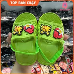 Dép Tổ Ong Có Quai Cho Bé Dưới 3 Tuổi _ Lê Chun Dành Cho Bé Tập Đi Siêu Nhẹ Siêu Êm chân 9-16cm Bonnshop 5