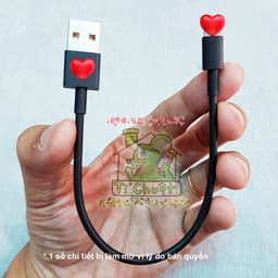 [Ngắn 20cm-Có MFi] Cáp USB Li Ning [B].[E].[A].[T].[S] Tiện Lợi Cho Pin Sạc Dự Phòng- Dây Siêu Bền Bóc Từ Loa/ Tai Nghe 3