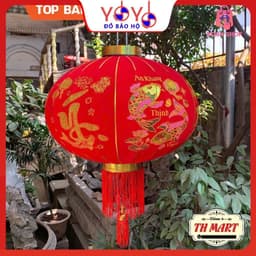 Đèn Lồng Vải Nhung Treo Tết Lễ Hội Size 60cm/80cm/100cm HÀNG CAO CẤP - YOYO 7