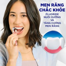 Kem đánh răng Crest 3D White Brilliance Vibrant Peppermint/Blast/Charcoal Trắng Răng Bảo Vệ Men Răng 130g 3