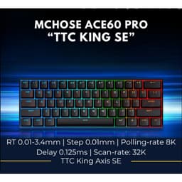 Bàn phím cơ Gaming từ tính Mchose Ace60, Ace68, Ace68 V2 | Rapid Trigger | 1000hz | 8000hz 5