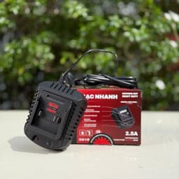 Sạc Nhanh AMAXTOOLS 2.5/3.5/4.5/6.5Ah, Vỏ Sạc Chống Cháy, Chân Pin Phổ Thông, Sạc CHÍNH HÃNG 2
