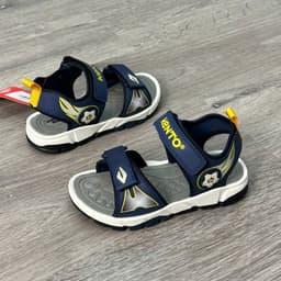 Giày Sandal bé trai  VNXK KENTO từ 3 - 12 tuổi quai hậu kiểu dán thể thao trẻ em đi học 4