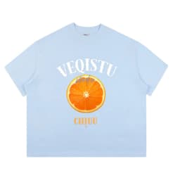 Áo Thun Local Brand VEQISTU "Quýt Làm Cam Chịu", Áo Thun Boxy Form Rộng Unisex Nam Nữ 250Gsm Cotton 5