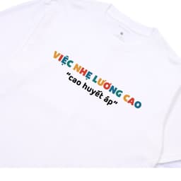 Áo Thun Việc Nhẹ Lương Cao Huyết Áp Câu Nói Hài Hước Công Sở, Văn Phòng Cho Nam, Nữ - Tịm Áo Nè 5