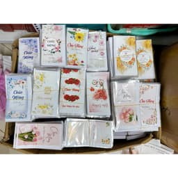 COMBO SỈ THIỆP CHÚC MỪNG HOA CAO CẤP – SET 50/100/200 THIỆP – PHỤ KIỆN GÓI HOA, QUÀ TẶNG 5