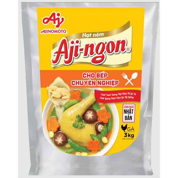 Chính Hãng Full Vat Hạt Nêm Gà Aji-ngon Ajnomoto 3kg