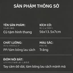 Bàn Chải Đa Năng Nhà Tắm Tay Cầm Dài - Cọ Sàn, Vệ Sinh Bồn Tắm, Đường Ray Cửa & Góc Khuất 8