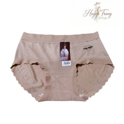 Quần Lót Nữ Cotton Cao Cấp In Logo Nổi Thiết Kế Kháng Khuẩn Mềm Mại 1