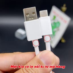 [ZIN Bóc Máy] Cáp OPPO / REALME 8A Sạc Siêu Nhanh SuperVOOC 80W Type-C DL129 Chính Hãng 6