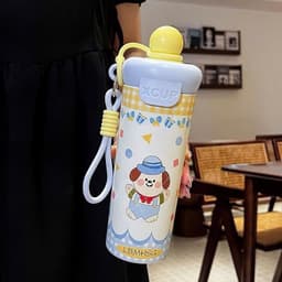Xcup Bình Giữ Nhiệt 600ml Inox 316 Chống Gỉ Sét Phong Cách Hoạt Hình Dễ Thương 5