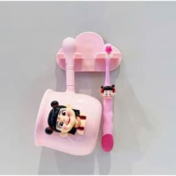 Cốc đánh răng kèm bàn chải các nhân vật hoạt hình , siêu cute,Đáng yêu 4