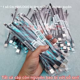 [Ngắn 20cm-Có MFi] Cáp USB Li Ning [B].[E].[A].[T].[S] Tiện Lợi Cho Pin Sạc Dự Phòng- Dây Siêu Bền Bóc Từ Loa/ Tai Nghe 2