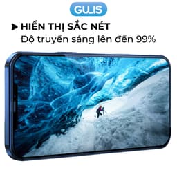 Kính Cường Lực iPhone Voi g Siêu Cứng ip 6-15PROMAX, Cường lục voi trong suốt GULIS 8