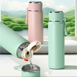 Bình Giữ Nhiệt 4 Lớp Chất Liệu Inox 316 Giữ Nhiệt Tới 12h Dung Tích 500ml Có Quai Cầm Tiện Lợi 3