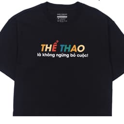 Áo Thun Thể Thao Là Không Ngừng Bỏ Cuộc Câu Nói Hài Hước Cho Nam, Nữ Thoáng Mát Oversize - Tịm Áo Nè 3
