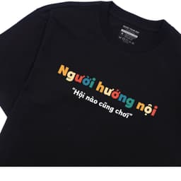 Áo Thun Người Hướng Nội Hội Nào Cũng Chơi Câu Nói Hài Hước Vui Nhộn, Tặng Bạn Bè Nam, Nữ Oversize 1