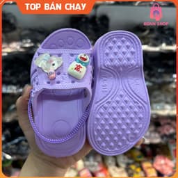 Dép Tổ Ong Có Quai Cho Bé Dưới 3 Tuổi _ Lê Chun Dành Cho Bé Tập Đi Siêu Nhẹ Siêu Êm chân 9-16cm Bonnshop 4