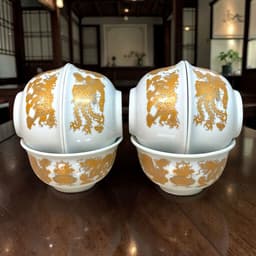 [FULL SET] Bộ thờ men trắng Phúc Lộc Thọ RỒNG VIỆT cao cấp Gốm Bát Tràng - hoàn hảo bàn thờ gia tiên 5