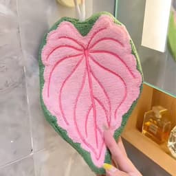 Khăn Lau Tay Treo Tường Hình Lá Cây Thấm Hút Tốt 6