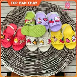 Dép Tổ Ong Có Quai Cho Bé Dưới 3 Tuổi _ Lê Chun Dành Cho Bé Tập Đi Siêu Nhẹ Siêu Êm chân 9-16cm Bonnshop 3