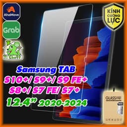 Kính CL MTB Samsung Tab S10 PLUS/ S10+ / S9 FE+/  S9+ / S8+ / S7 FE / S7+ 12.4" Cường Lực 2.5D 9H Trong Suốt 1