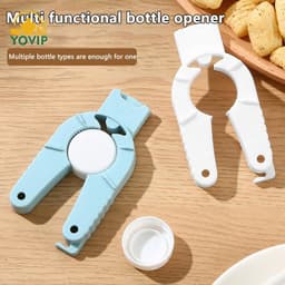YOVIP 2 Cái Dụng Cụ Mở Nắp Chai Nhựa Dụng Cụ Mở Nắp Bình Nước Kẹp Nắp Bình Tẩy Tab Kéo Canh Cho Người Yếu Tay Người Cao Tuổi VN 8