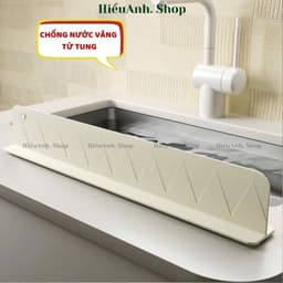 Tấm chắn nước silicon dùng cho bồn rửa bát bàn bếp ngăn bắn nước dầu mỡ vệ sinh sạch sẽ - hieuanh1688 2