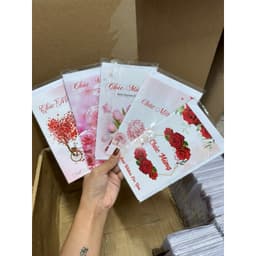 COMBO SỈ THIỆP CHÚC MỪNG HOA CAO CẤP – SET 50/100/200 THIỆP – PHỤ KIỆN GÓI HOA, QUÀ TẶNG 2