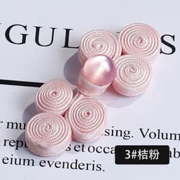 COMBO 5C Nút Tàu VÂN MÂY TAM XOẮN Cổ Trang Phụ Kiện Thêu Tay May Áo Sườn Xám Trung Hoa Hán Phục 7
