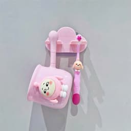 Cốc đánh răng kèm bàn chải các nhân vật hoạt hình , siêu cute,Đáng yêu 9