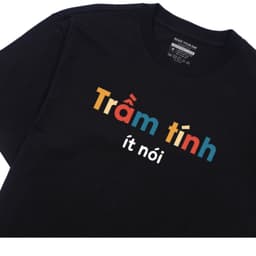 Áo Thun Trầm Tính Ít Nói Câu Nói Tính Cách Tặng Bạn Bè Nam, Nữ. Form Oversize 100% Cotton 1