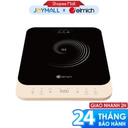 Bếp từ đơn Elmich ICE9296 2100W, Hàng chính hãng, Mặt kính Ceramic chịu lực 25kg, cảm ứng - JoyMall 1